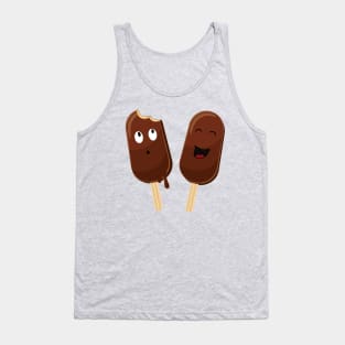 Funny chocolate icecream Tank Top